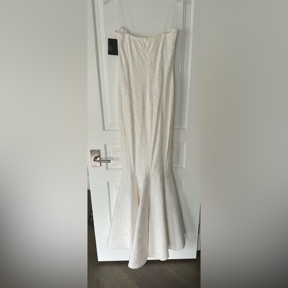 Brand new NORMA KAMALI Lace Corset Strapless Stretchy Gown - Picture 3 of 4